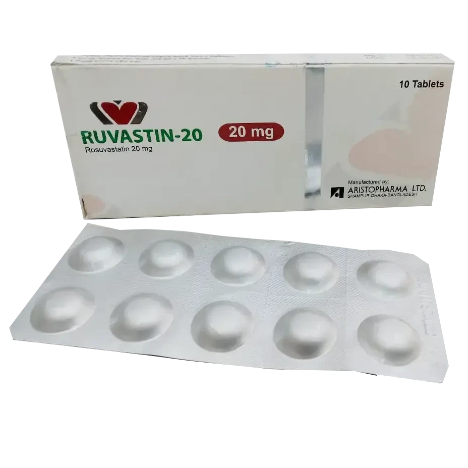 Tablet Ruvastin 20mg (20pcs)