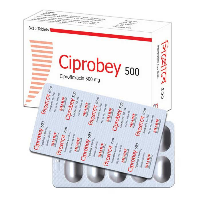 Tablet Ciprobey 500mg (30pcs)
