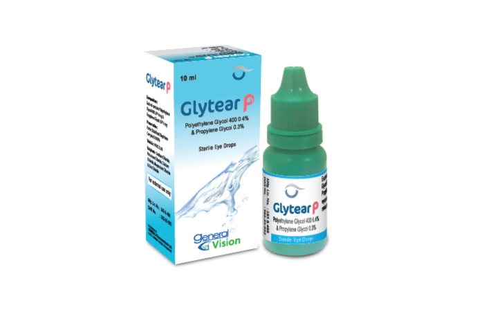 Eye Drop Glytear P (MRP 250) 0.4%+0.3%gm