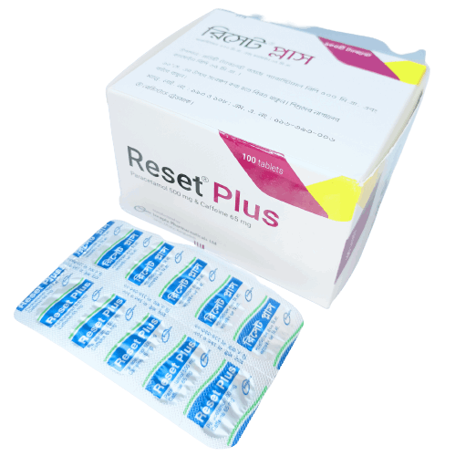 Tablet Reset Plus 500mg+65mg (100pcs)