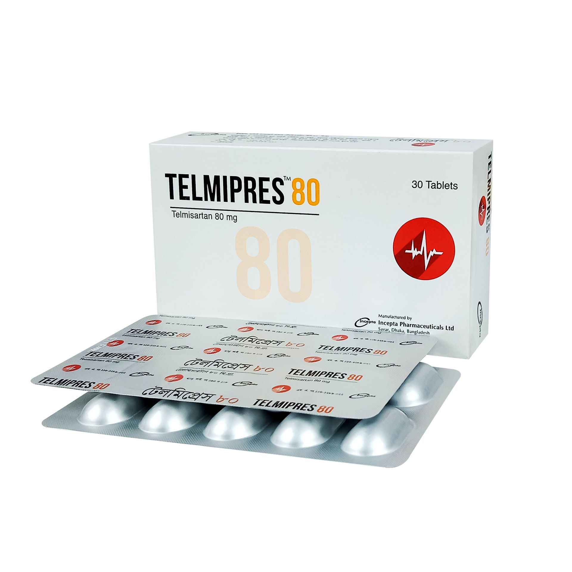 Tablet Telmipres 80mg (30pcs)