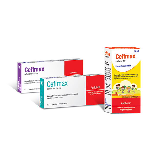 Cefimax 100mg/5ml (Powder for suspension) (50ml)
