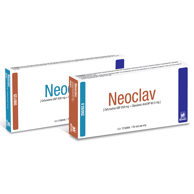 Tablet Neoclav 500mg+125mg (12pcs)