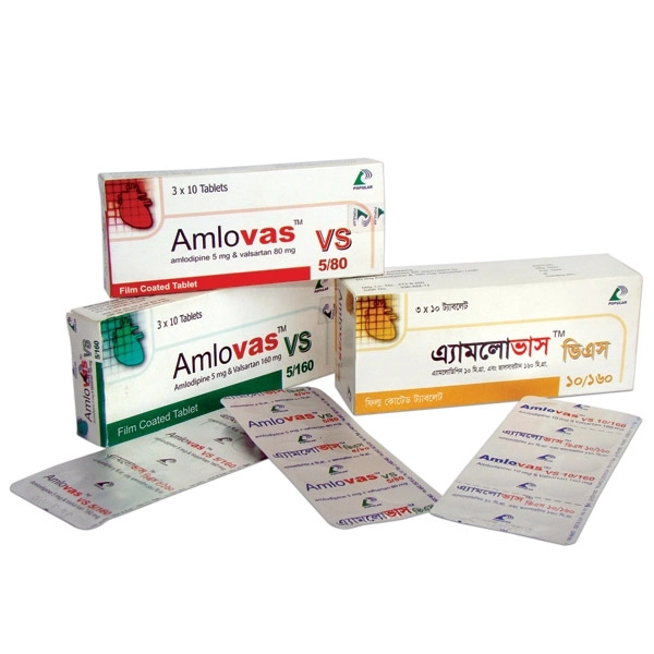 Tablet Amlovas VS 10mg+160mg (30pcs)