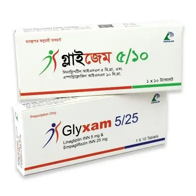 Tablet Glyxam 25mg+5mg (20pcs)