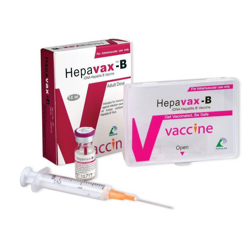 Injection Hepavax-B 20mcg/ml (1 ml Vail)