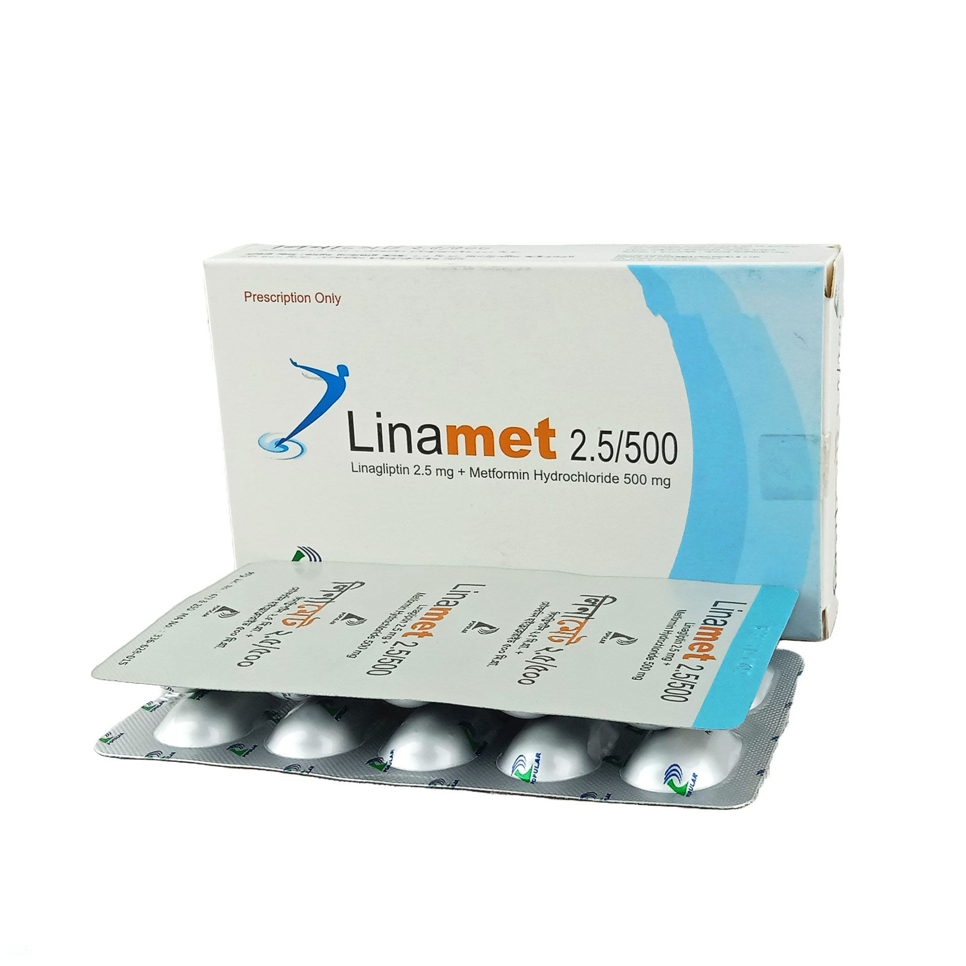 Tablet Linamet 2.5mg+500mg (30pcs)