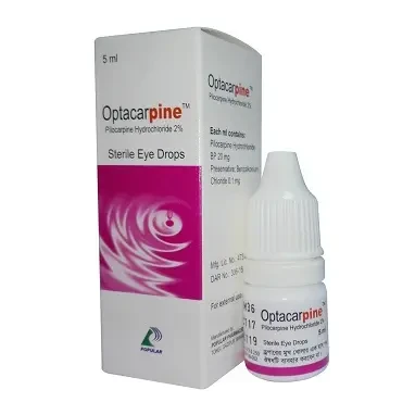 Eye drop Optacarpine 2% (5ml)