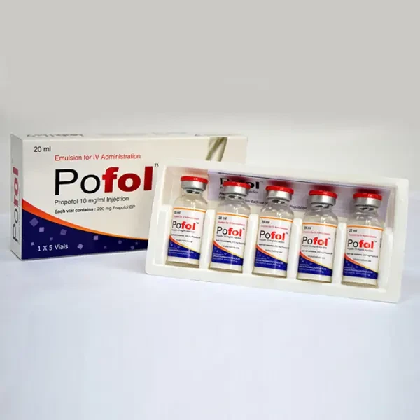 Injection Pofol 200mg/20ml (1x5 pcs)