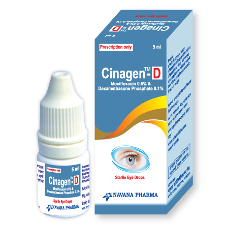 Eye Drop Cinagen-D 0.5%+0.1% (5ml)