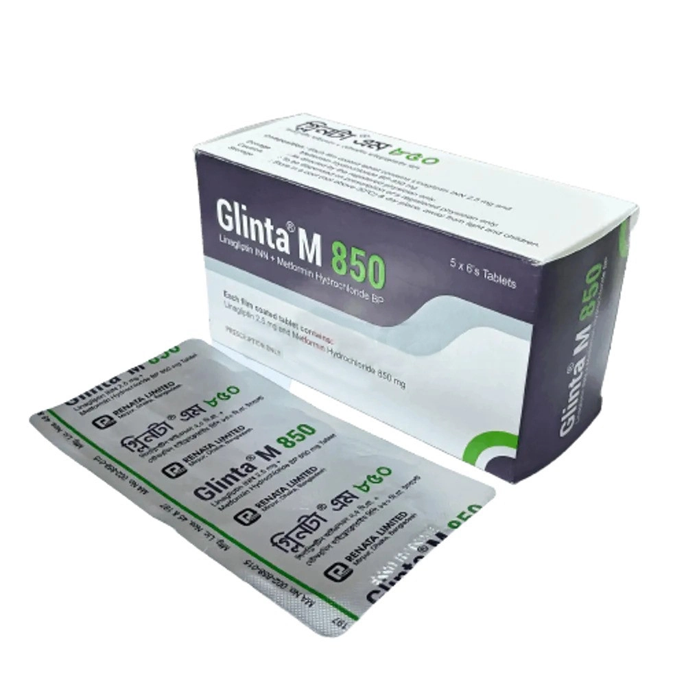 Tablet Glinta-M 2.5mg+850mg (30pcs)