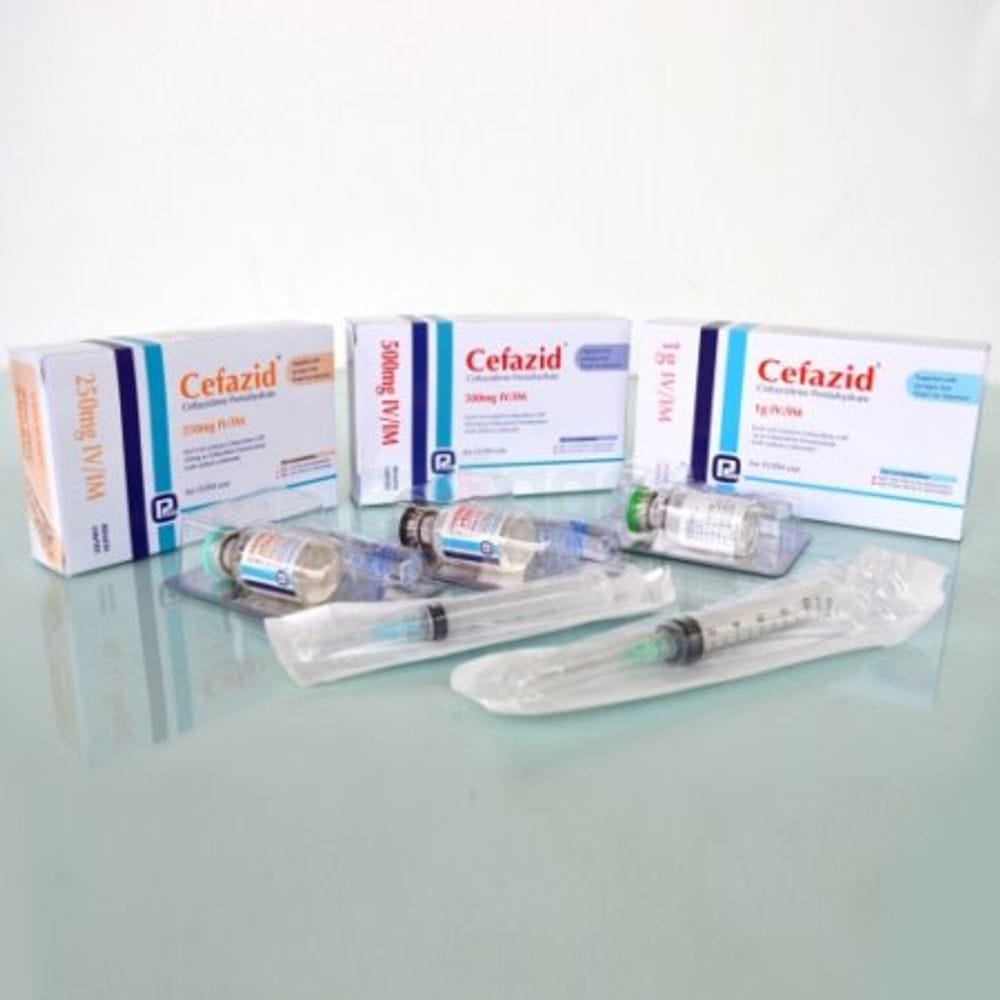 Injection Cefazid 500mg/vail