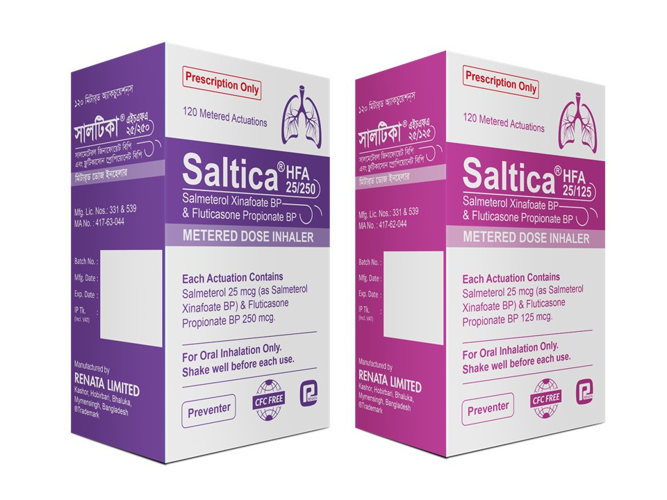 Inhaler Saltica (25mcg+250mcg) (120 metered dose)