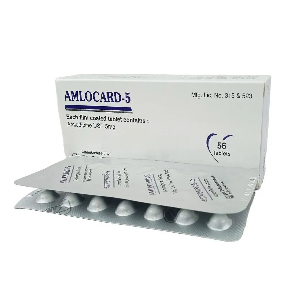 Tablet Amlocard 5mg (56 pcs)