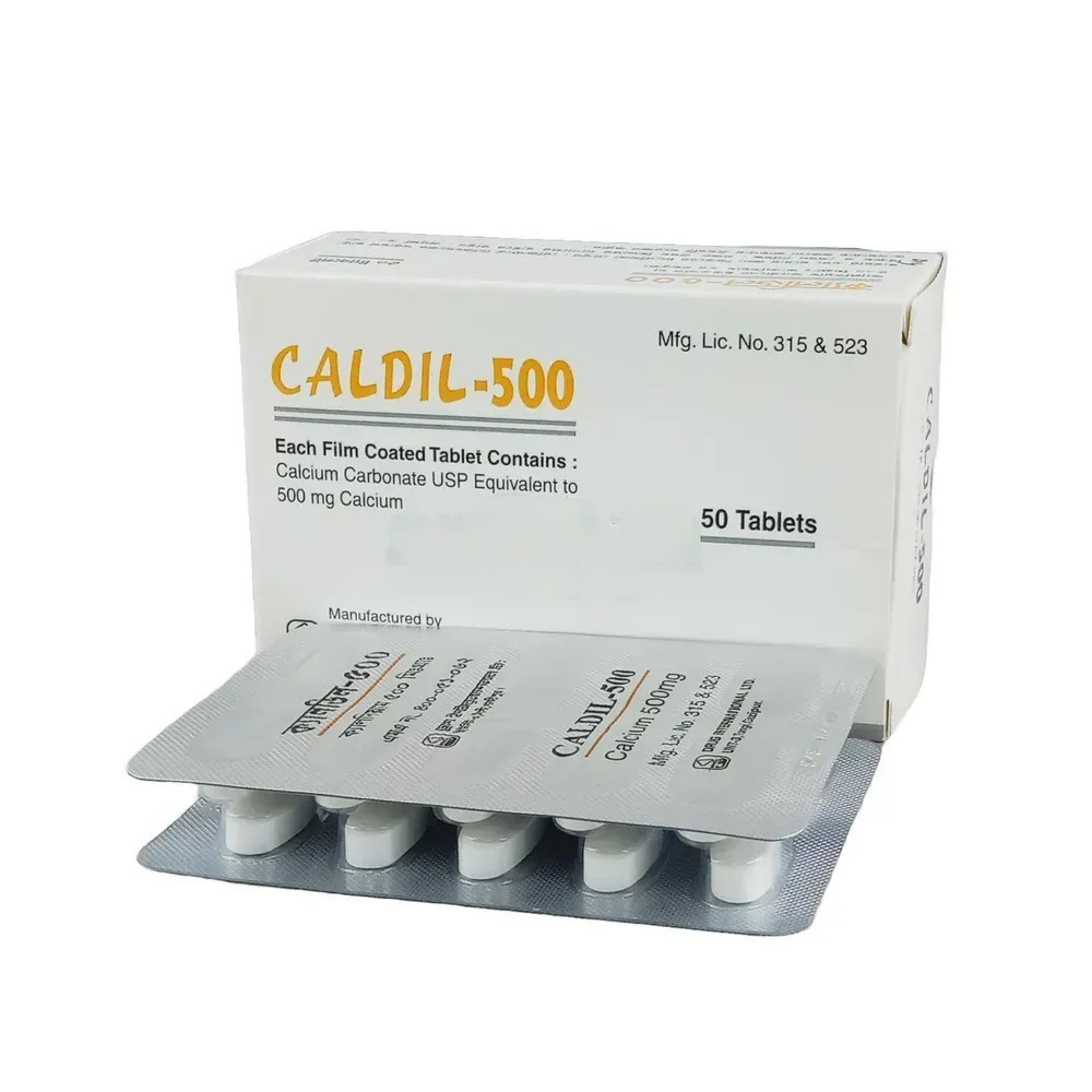 Tablet Caldil 500mg (50pcs)