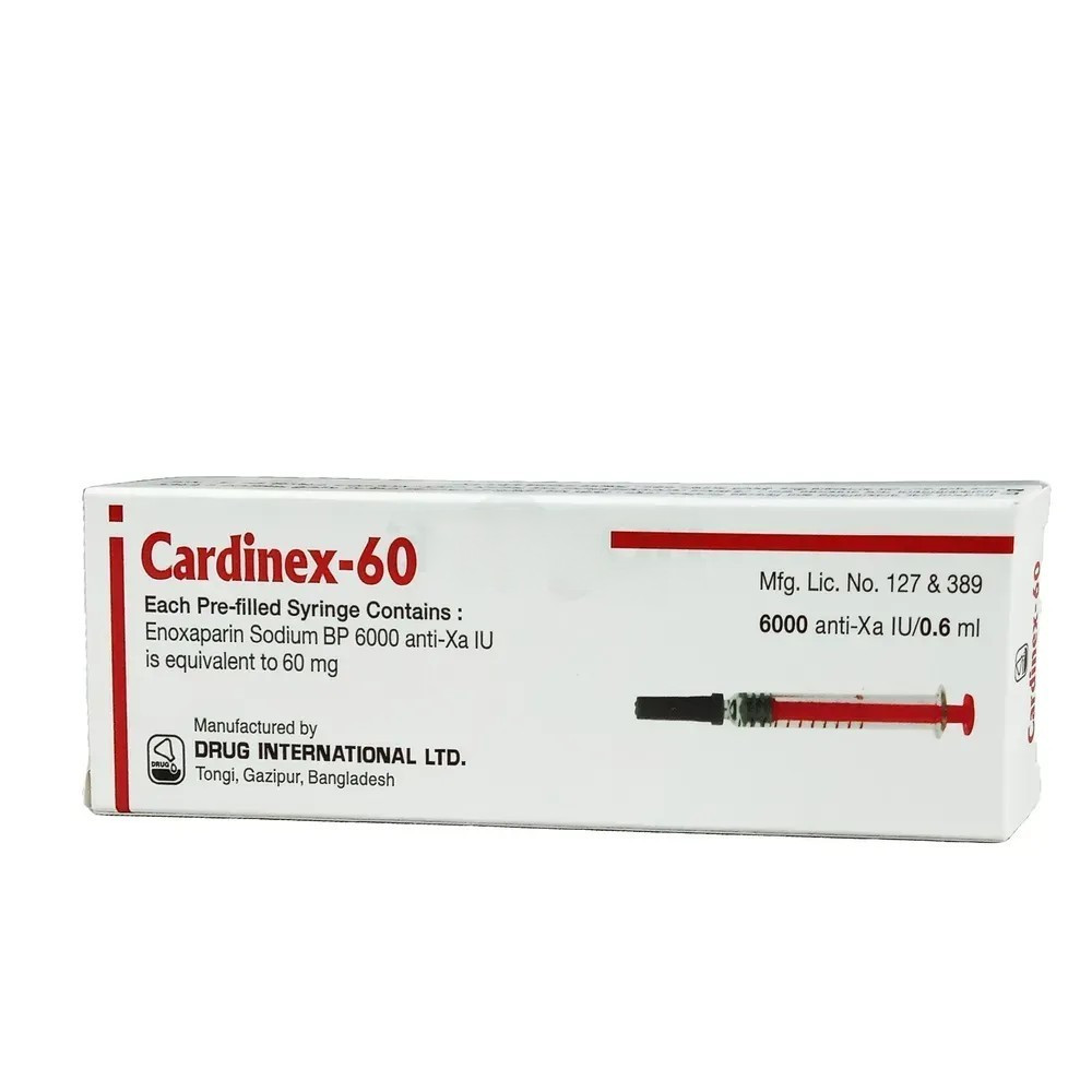 Injection Cardinex 60mg
