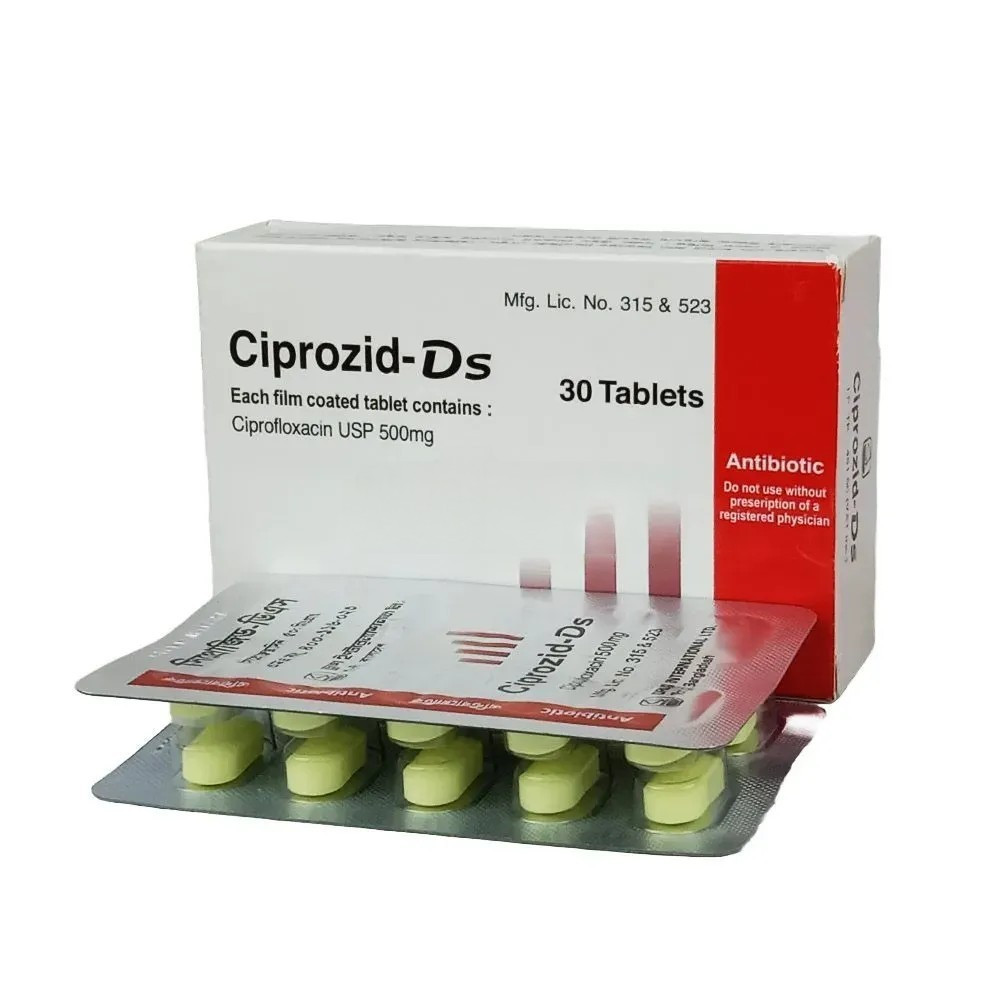 Tablet Ciprozid -DS 500mg (30pcs)