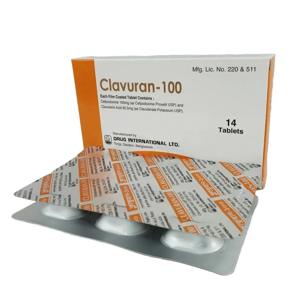 Tablet Clavuran 100mg+62.5mg (14pcs)