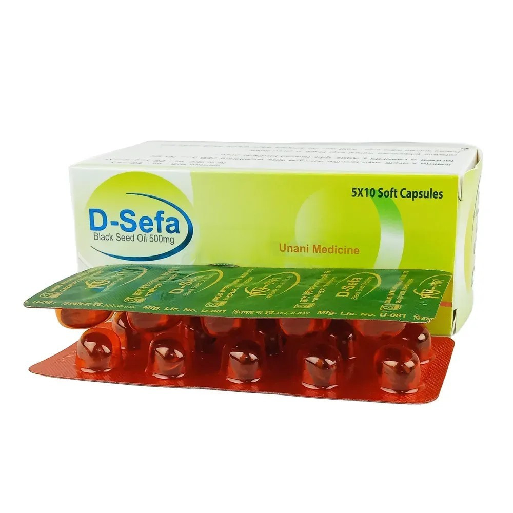 Capsule D-Sefa 500mg (50pcs)
