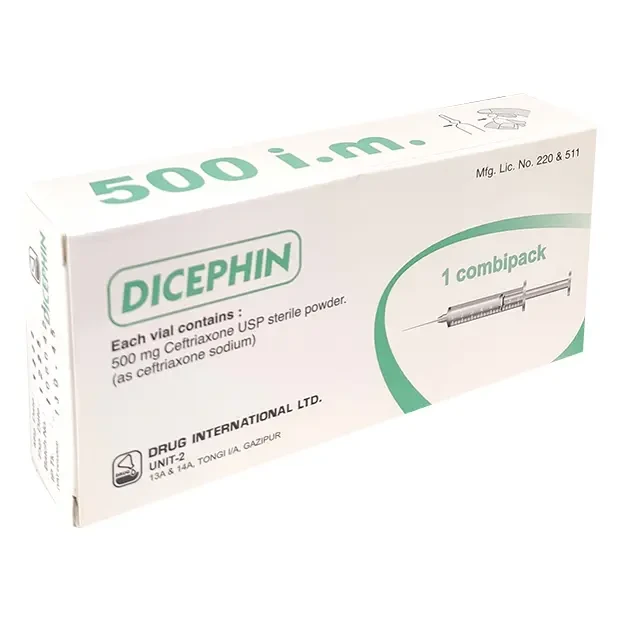 Injection Dicephin 500mg/vail ( im Injection)