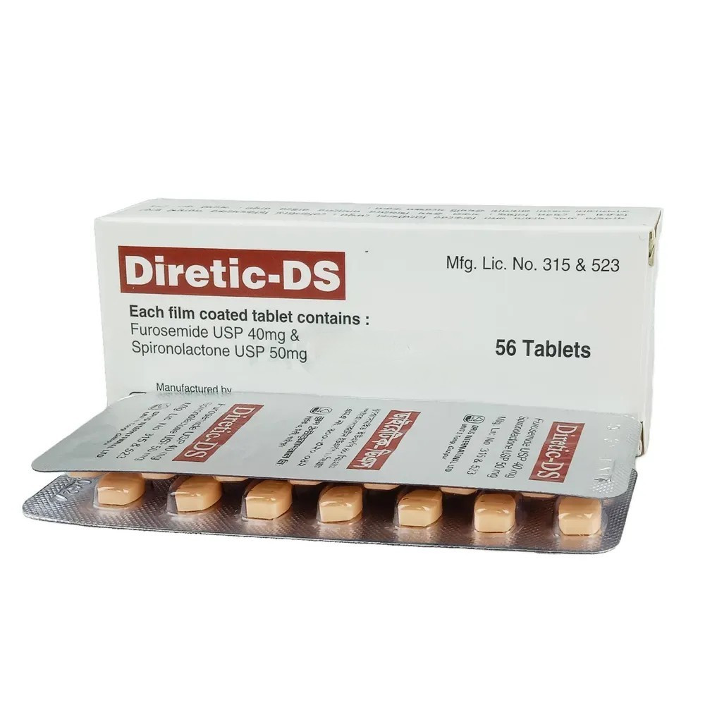 Tablet Diretic -DS 40mg+50mg (56pcs)