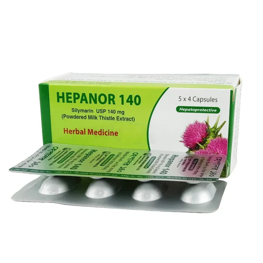 Capsule Hepanor 140mg (20pcs)