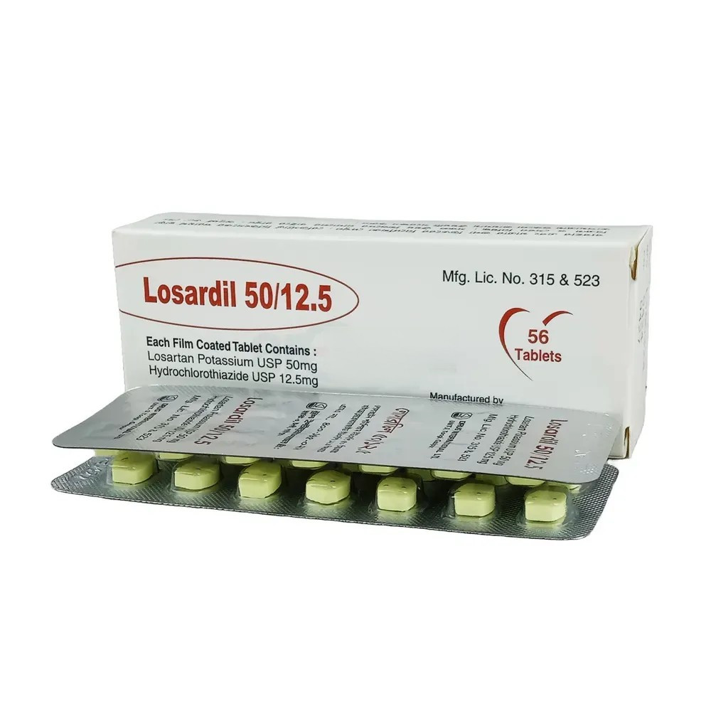 Tablet Losardil 50/12.5mg (56pcs)