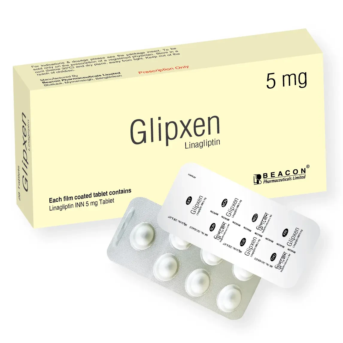 Tablet Glipxen 5mg (28pcs)