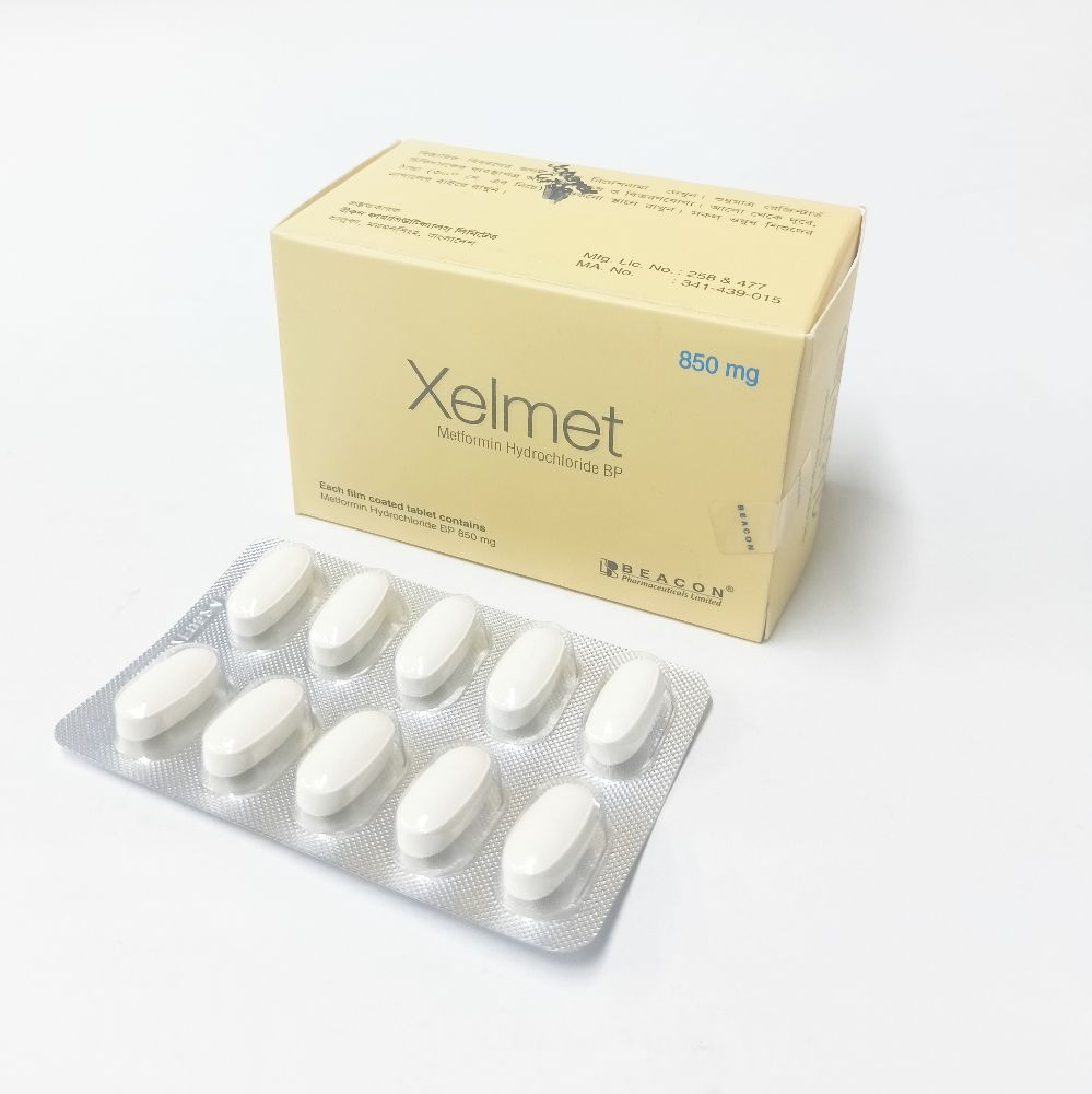 Tablet Xelmet 850mg (60pcs)