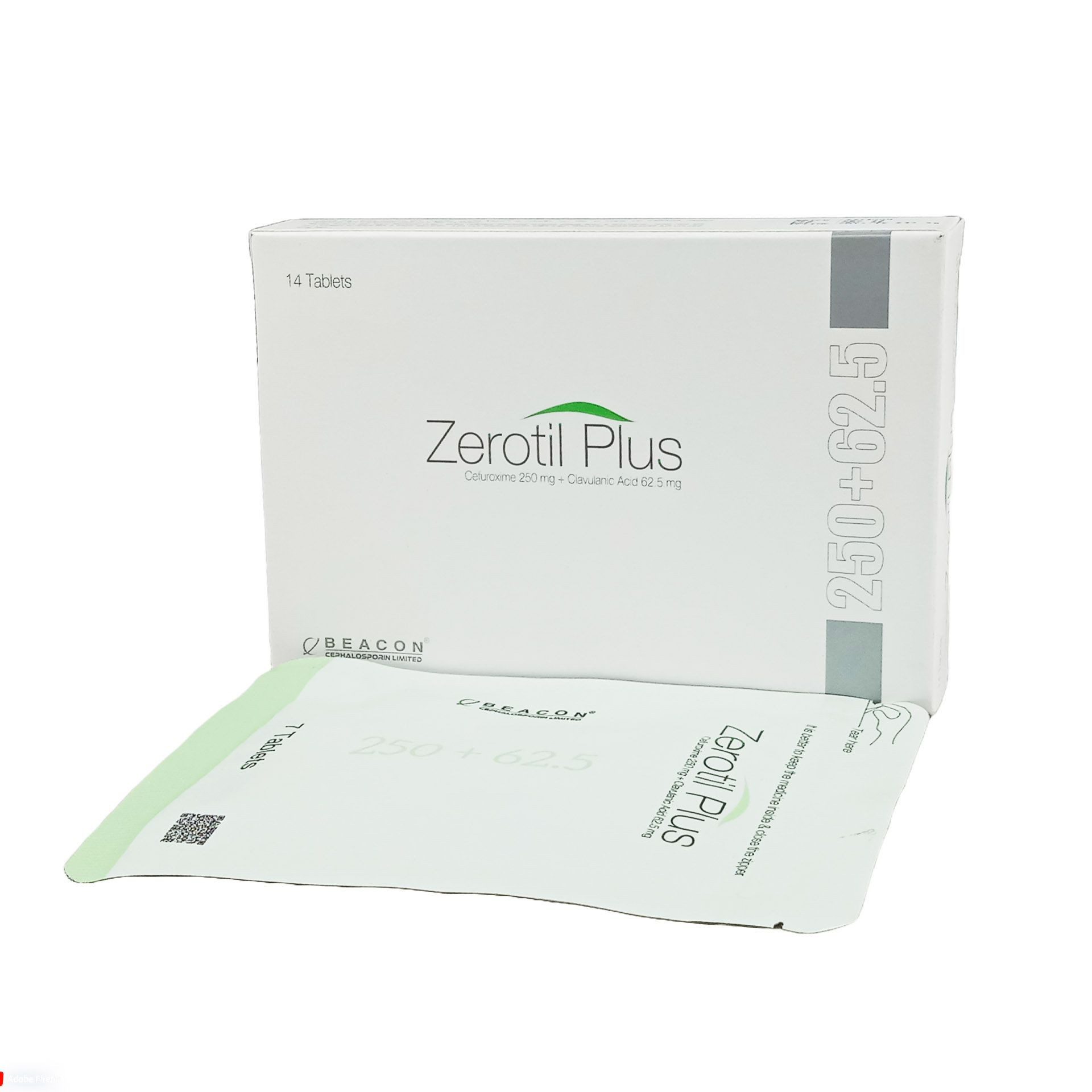 Tablet Zerotil Plus 250mg+62.5mg (14pcs)