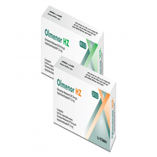 Tablet Olmenor HZ 40mg+12.,5mg (30pcs)
