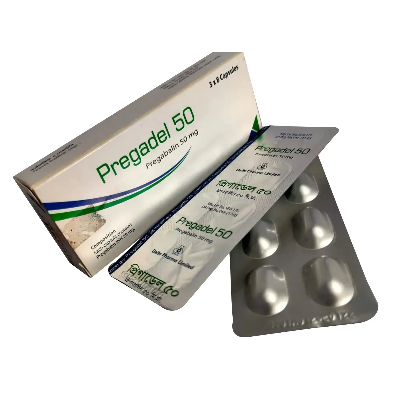 Capsule Pregadel 50mg (24pcs)