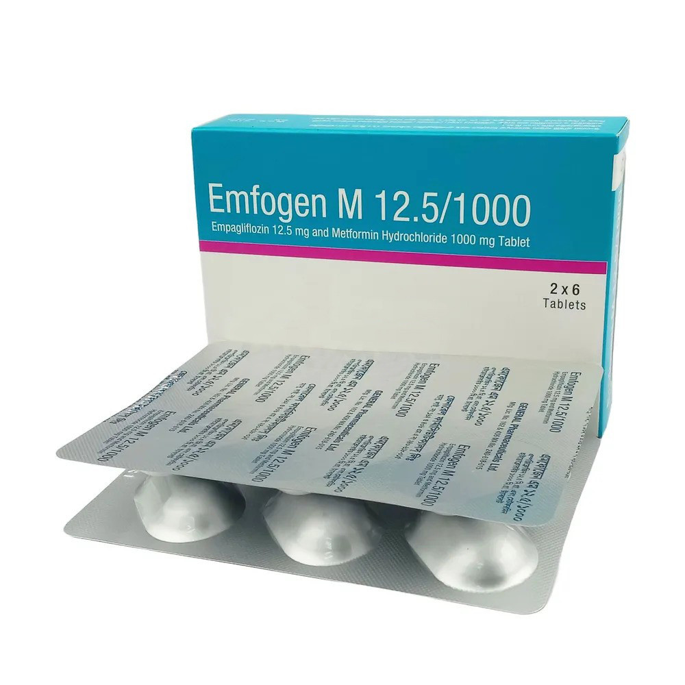 Tablet Emfogen M 12.5mg+1000mg (12pcs)