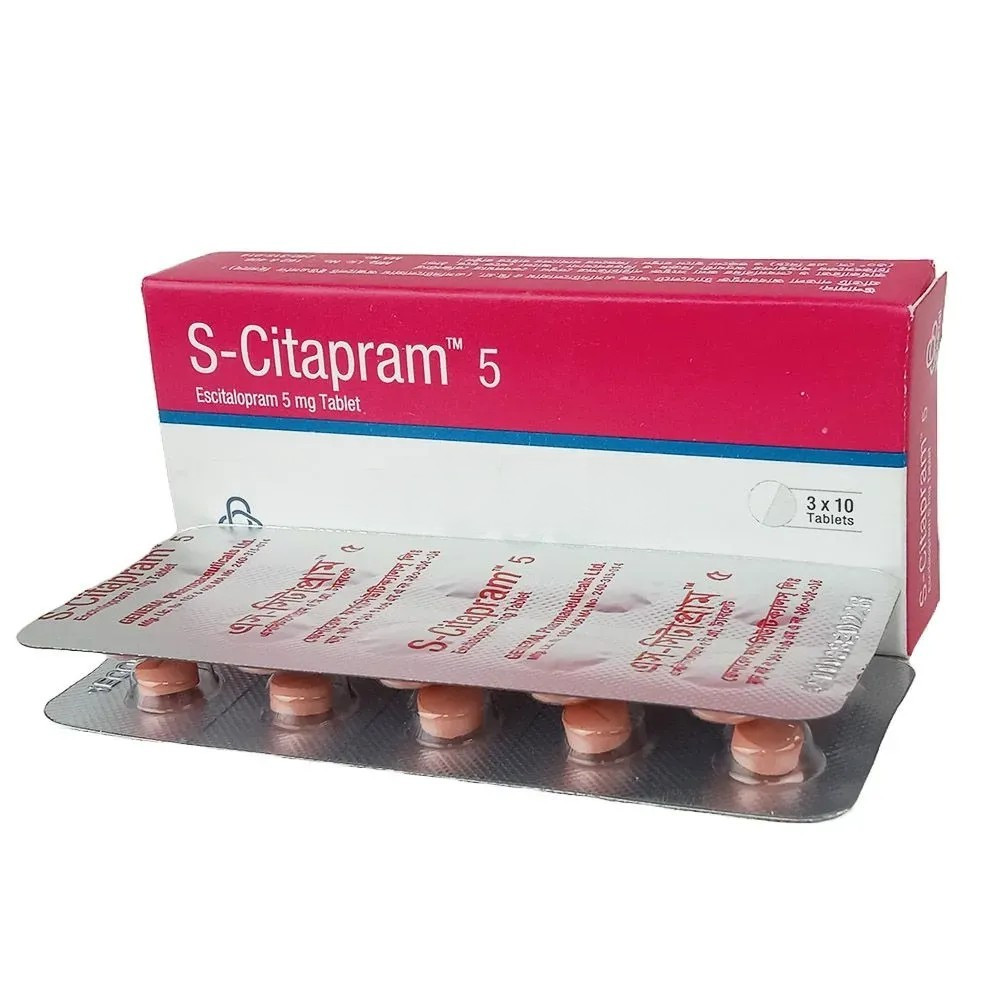 Tablet S-Citapram 5mg (30pcs)