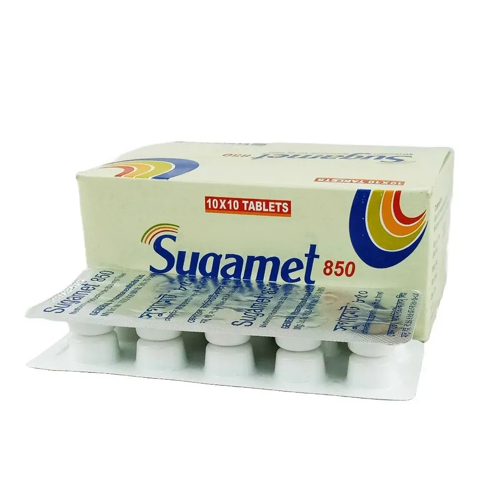 Tablet Sugamet 850mg (100pcs)