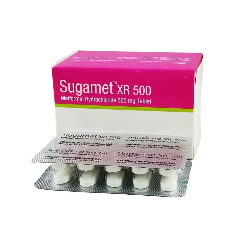 Tablet Sugamet XR 500mg (60pcs)