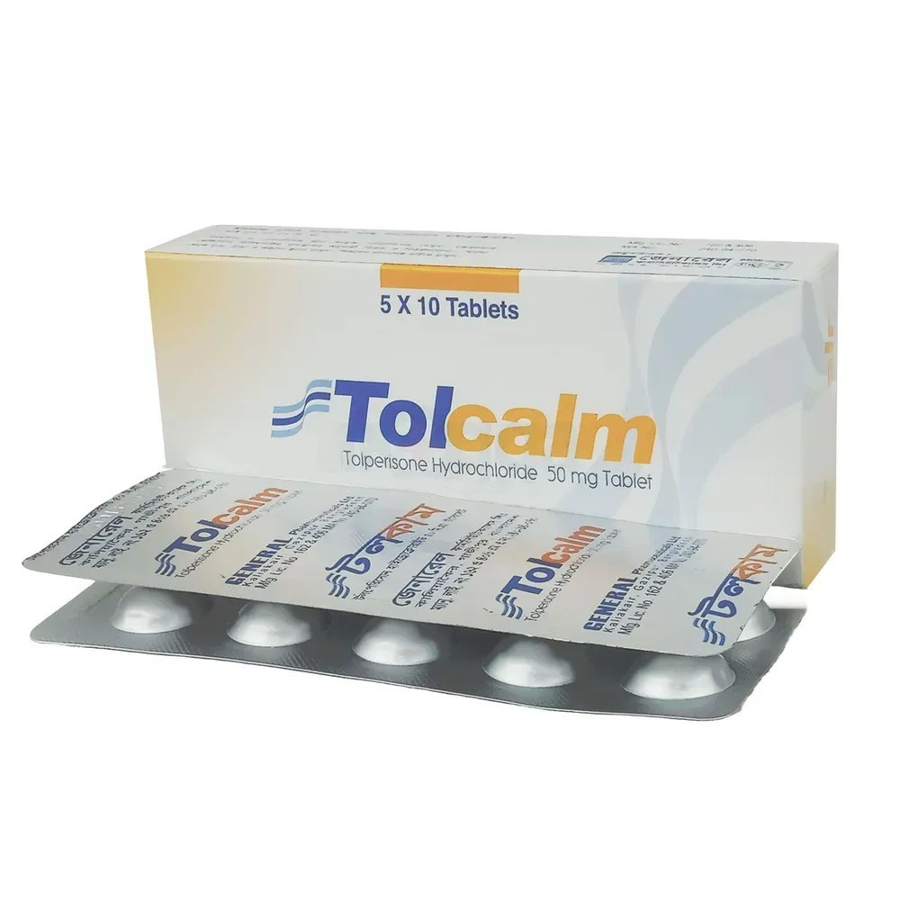 Tablet Tolcalm 50mg (50pcs)