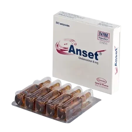 Injection Anset 8mg/4ml (2x5)