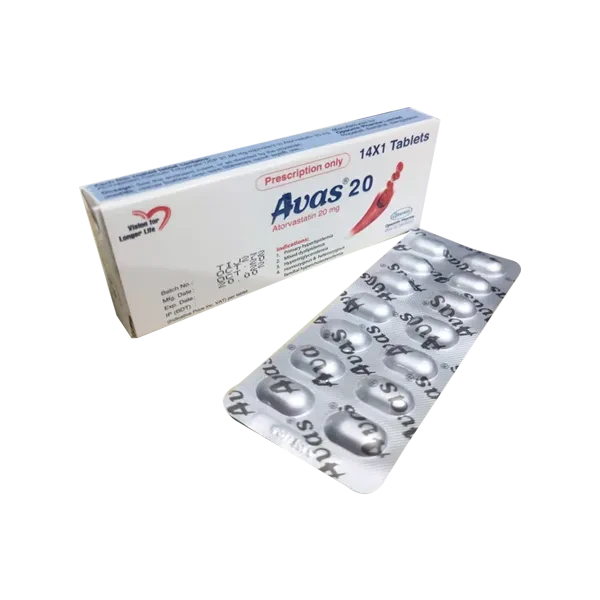 Tablet Avas 20mg (14pcs)