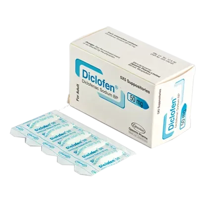 Suppository Diclofen 50mg (5x5)