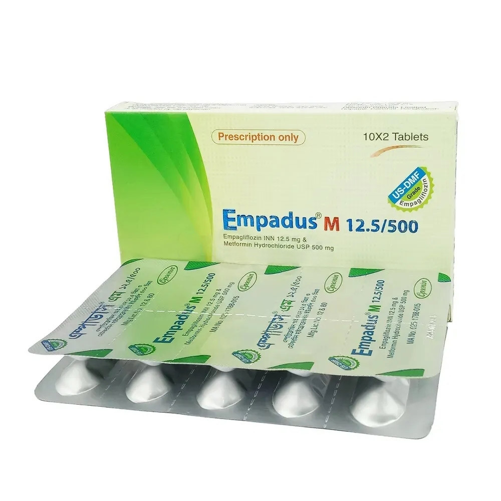 Tablet Empadus M 12.5/500mg (20pcs)