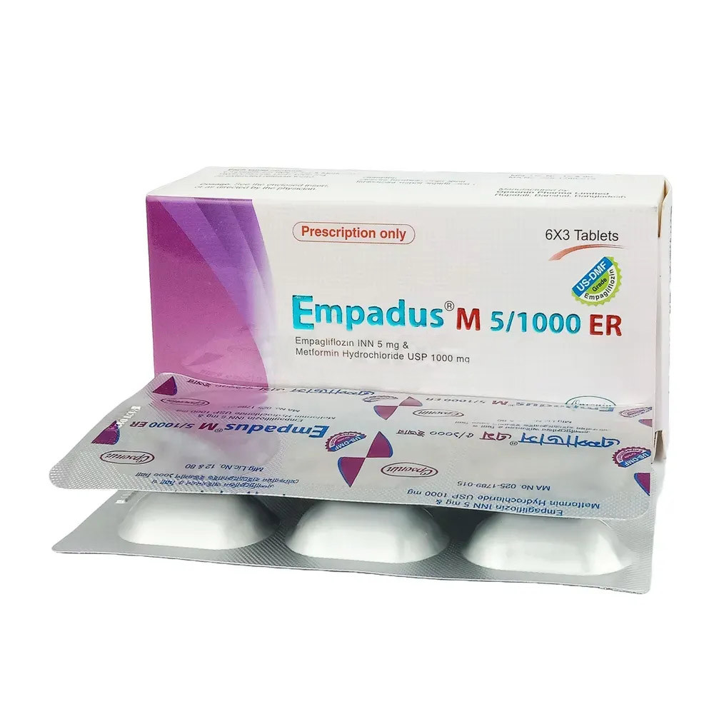 Tablet Empadus M ER 5/1000mg (18pcs)