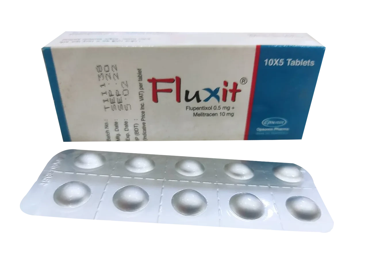 Tablet Fluxit 0.5mg+10mg (50pcs)