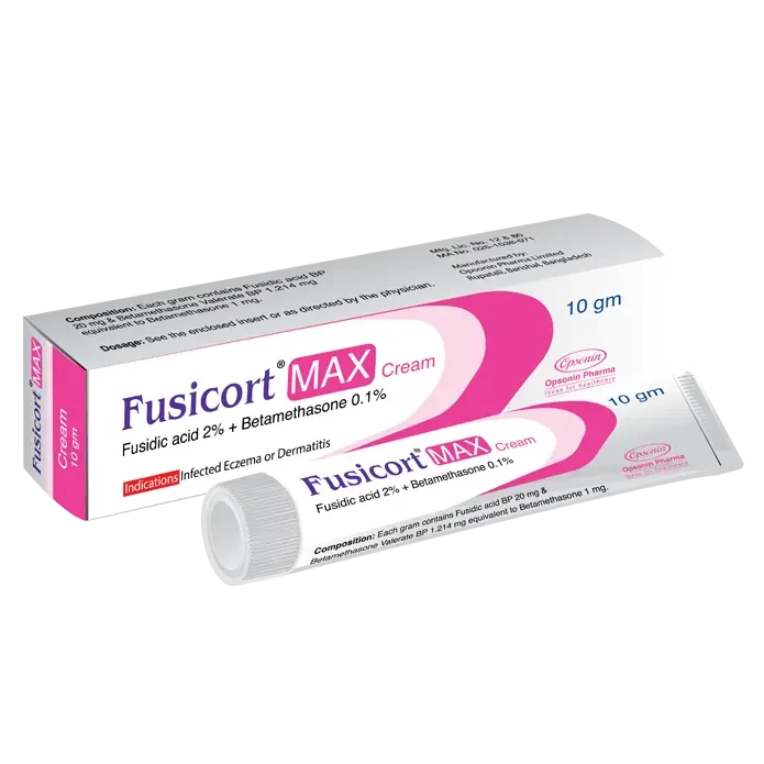 Cream Fusicort Max 2%+0.1% (10gm)