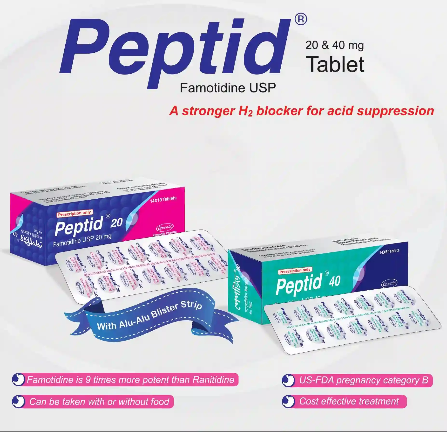 Tablet Peptid 40mg (70pcs)