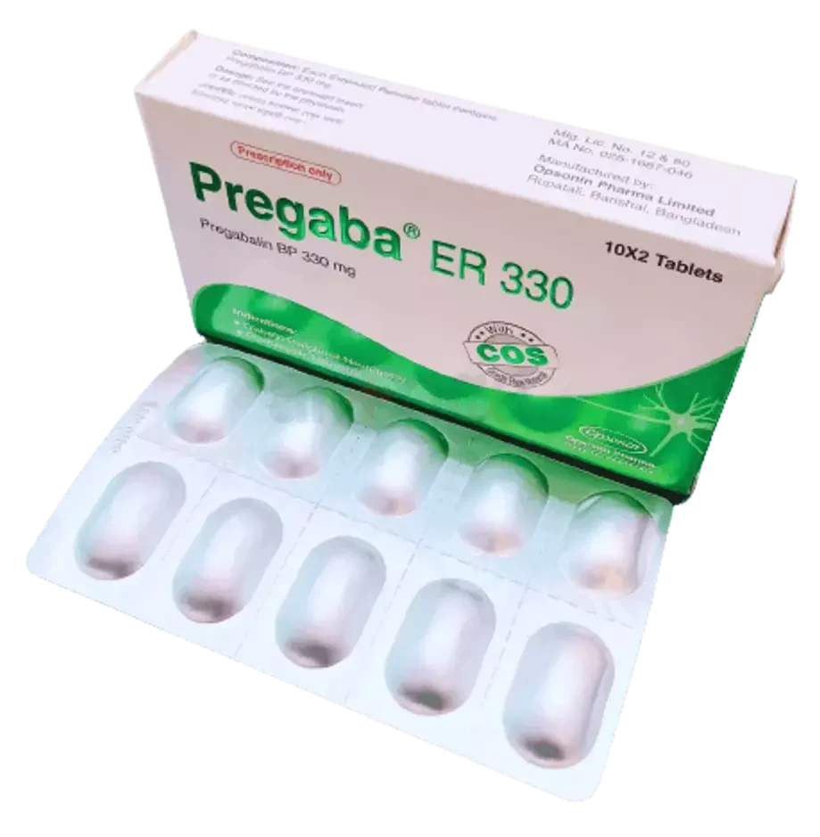Tablet Pregaba ER 330mg (20pcs)