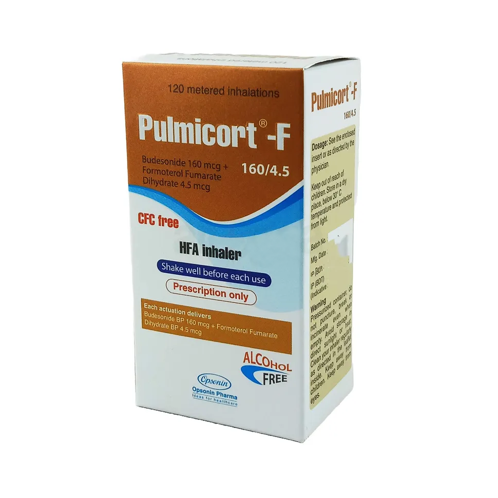 Inhaler Pulmicort-F 160mcg+4.5mcg (60 metered)