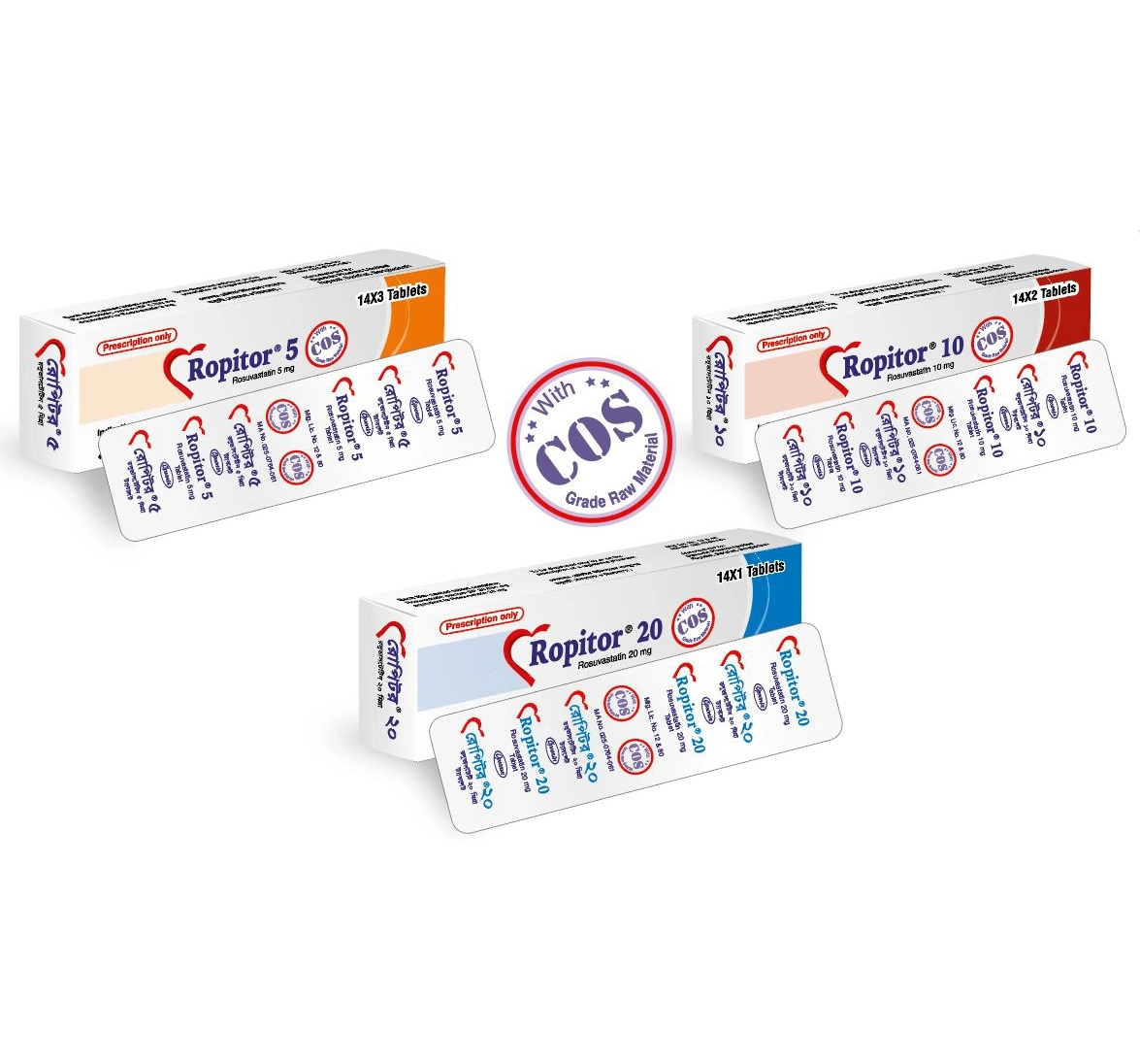 Tablet Ropitor 10mg (28pcs)