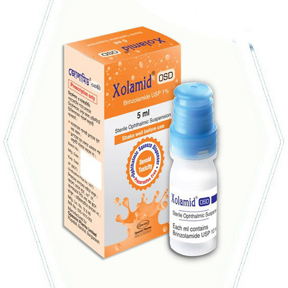 Eye Drop Xolamid B 1%+0.2% (5ml)