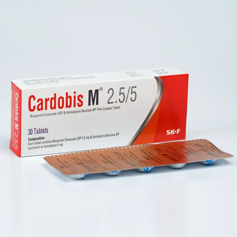 Tablet Cardobis M 2.5mg+5mg (30pcs)
